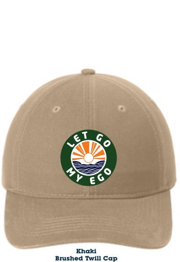 Khaki Brushed Adjustable Twill Low Profile Cap
